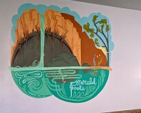 Emerald Pools Mural 03